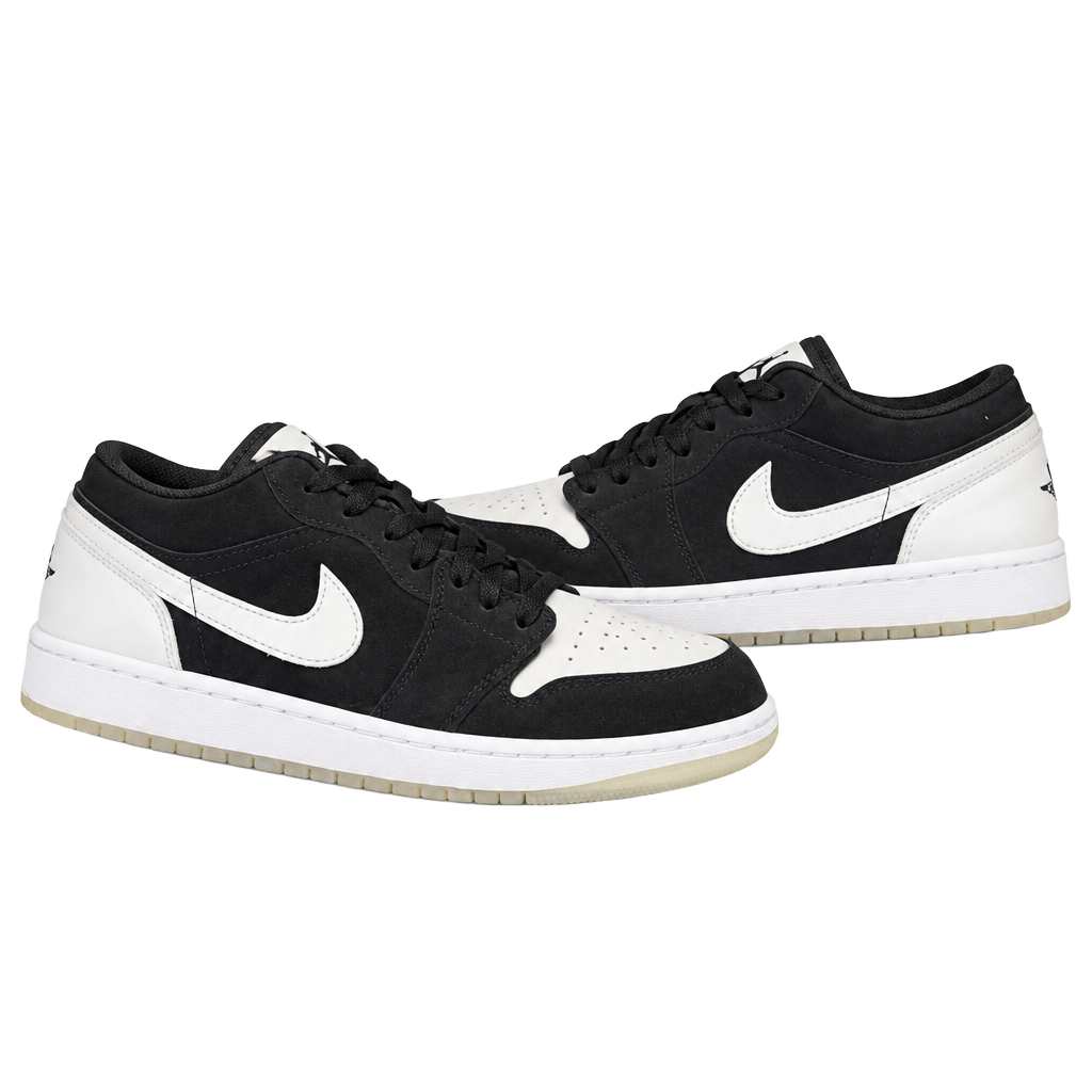 Nike Air Jordan 1 Low SE Diamond Size 12 Black White 1