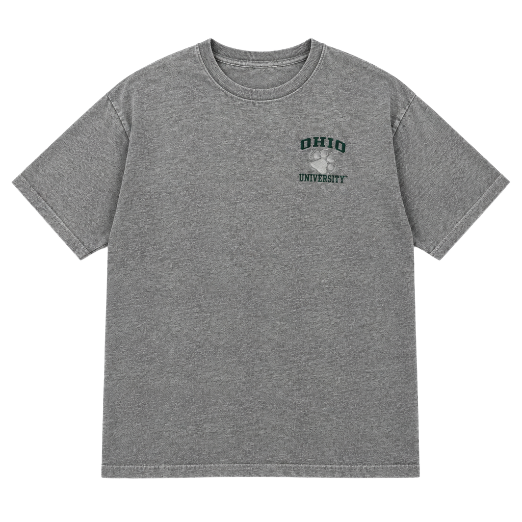 Vintage 1980-1990s Ohio University T Shirt Size XL Grey 1