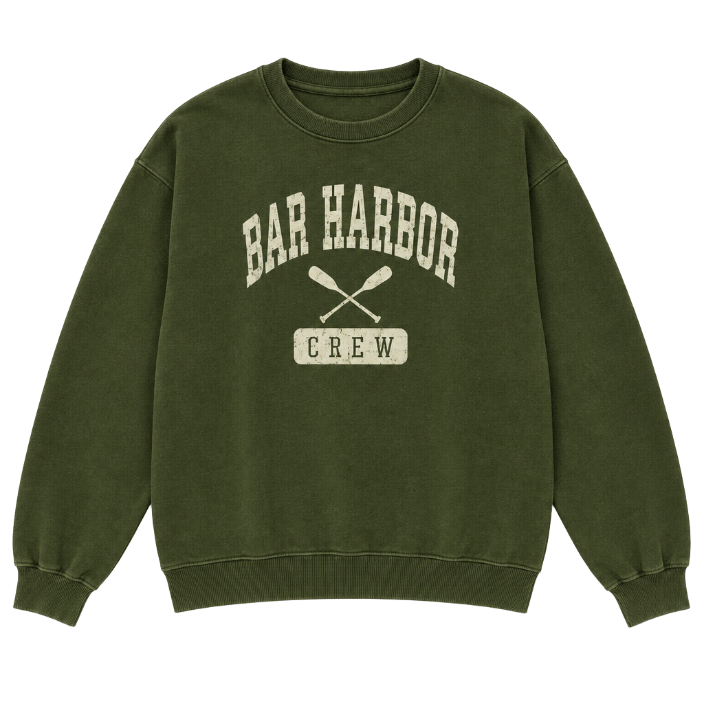 Vintage 1990s Bar Harbor Crewneck Green Size L 1