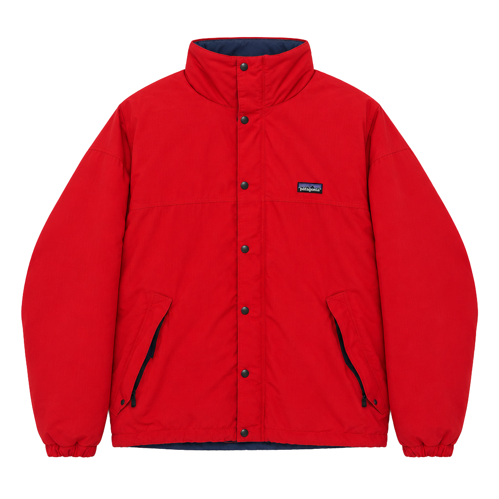 Vintage Patagonia Jacket Size XL Red Blue Rain Shell 1