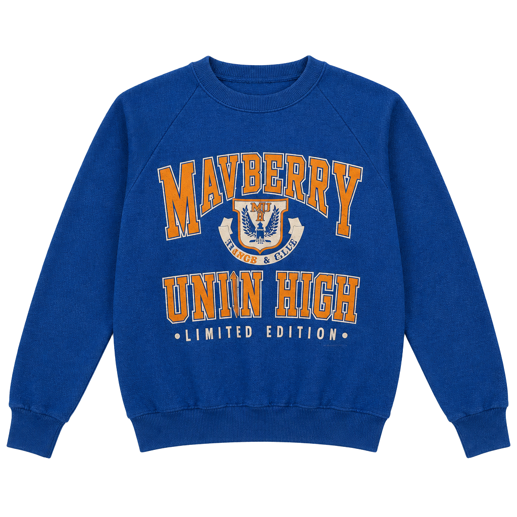 American Vintage Mayberry Union High Crewneck Sweatshirt - Adult Large 1