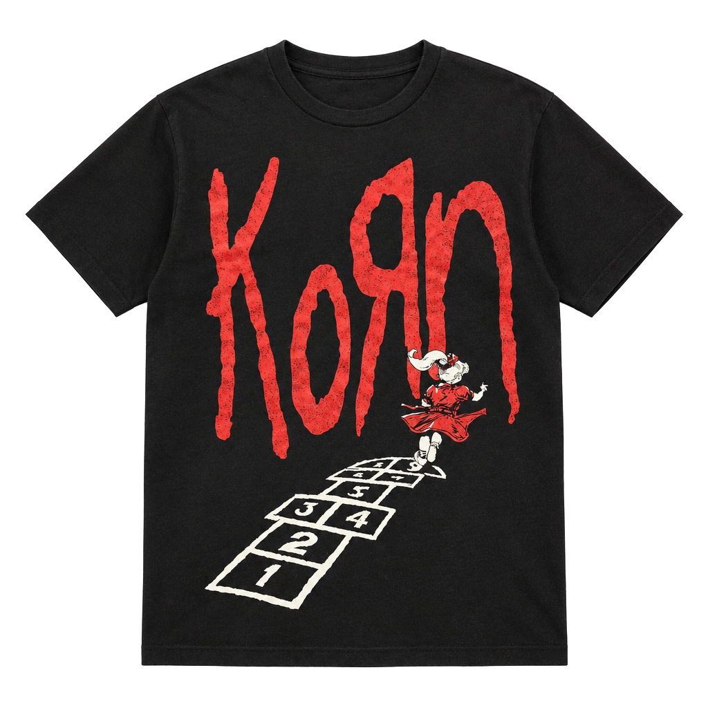 Korn Follow Hopscotch T-Shirt XL Black 1