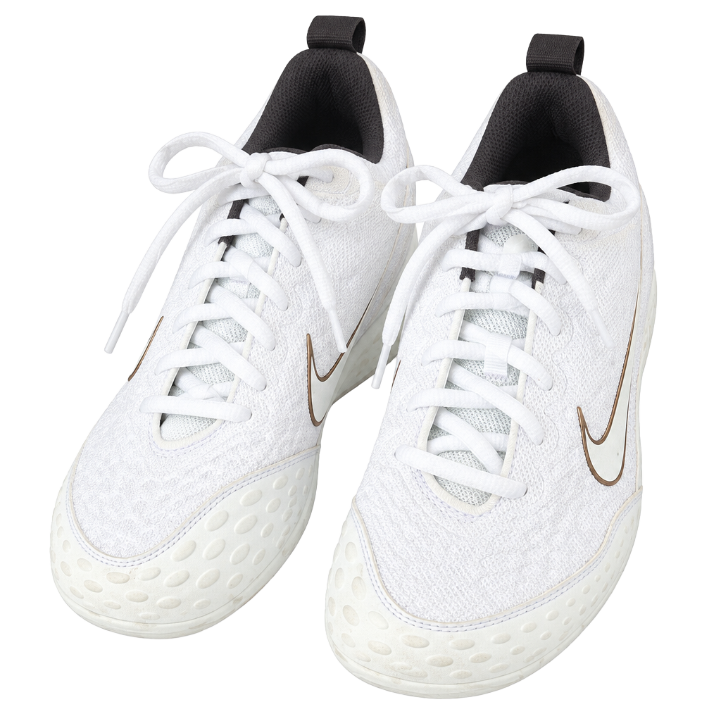 Nike Hyperdiamond 2 Pro Size 8 White Cleats 1
