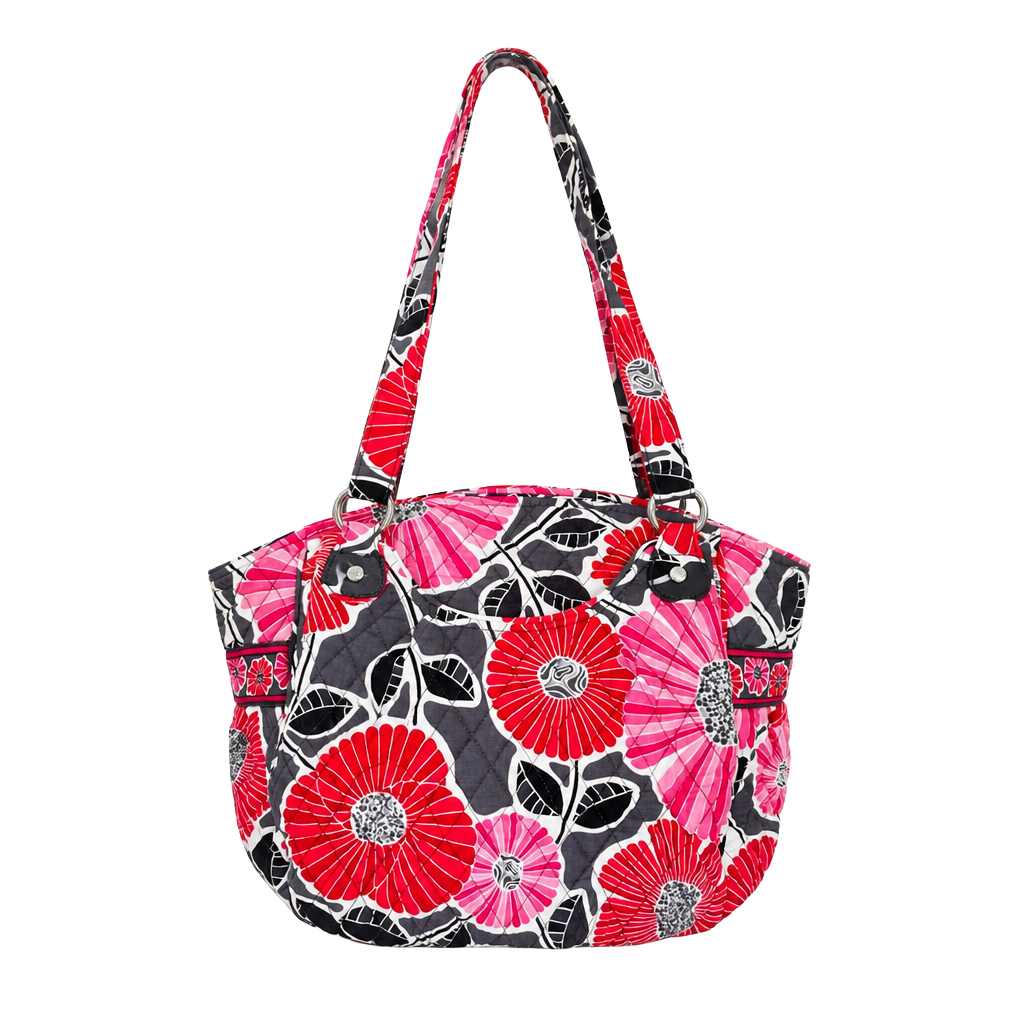 Vera Bradley Glenna Shoulder Bag in Cherry Blossoms Pattern 1