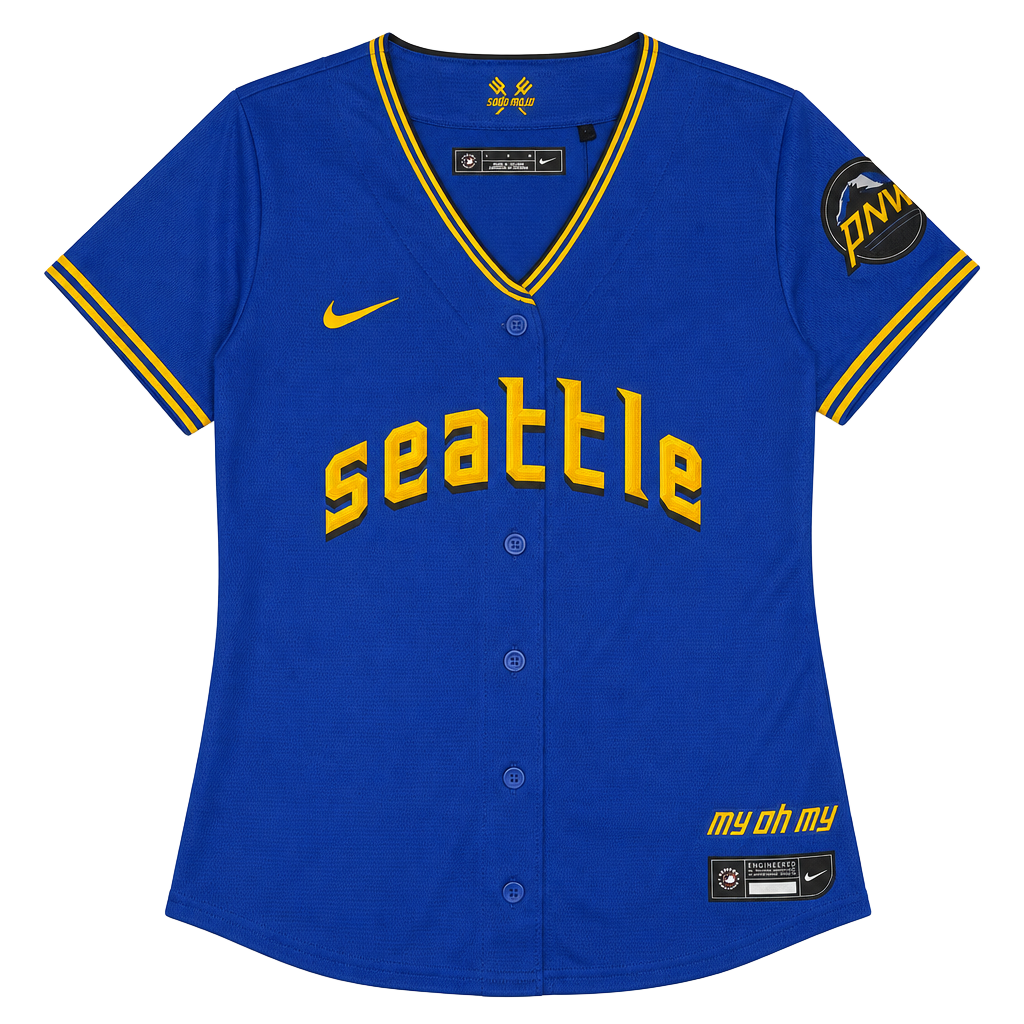 Nike Seattle Mariners City Connect Women's Jersey Size L 1