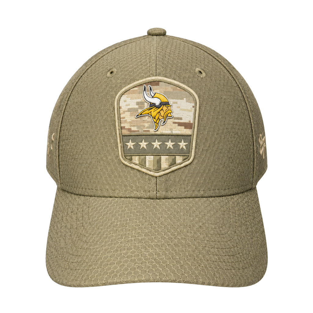 New Era Minnesota Vikings 2019 Salute to Service Flex Hat Size Small Medium 1