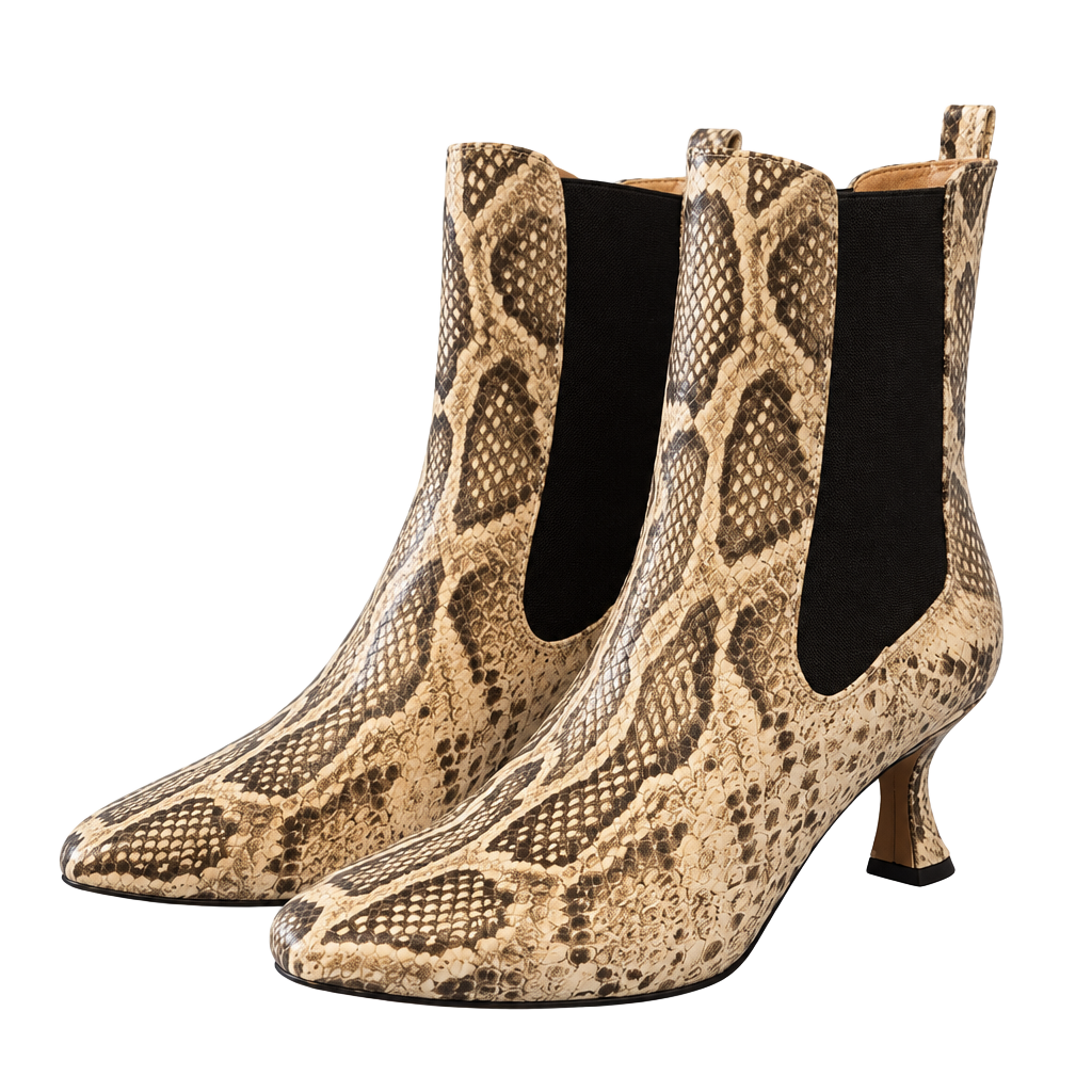 Sam Edelman Lani stone snake-skin bootie. NEW IN BOX 1