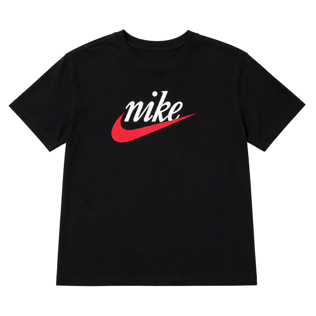 Nike Sportswear The Nike Tee Graphic Black Short Sleeve T-Shirt 1