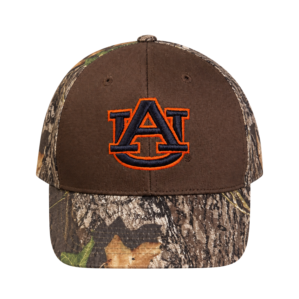 Auburn Tigers NCAA Mossy Oak Camouflage Two-Tone Hat 1