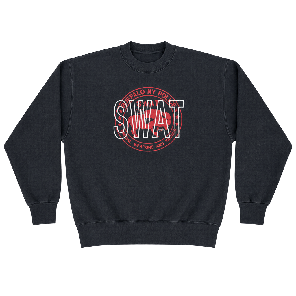 VTG 90s Buffalo NY Police SWAT Crewneck Sweatshirt XL Fruit of the Loom Boxy
1