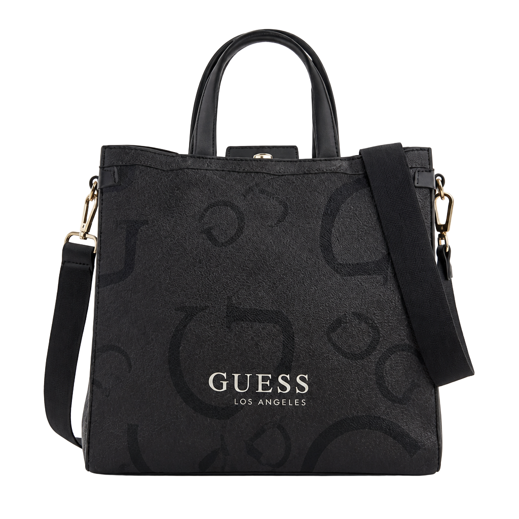 GUESS Breena Logo Embossed Mini Tote Crossbody Bag 1
