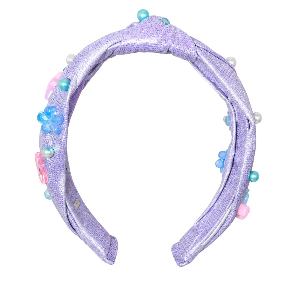 Bari Lynn Purple Shimmer Gummy Bear Headband 1