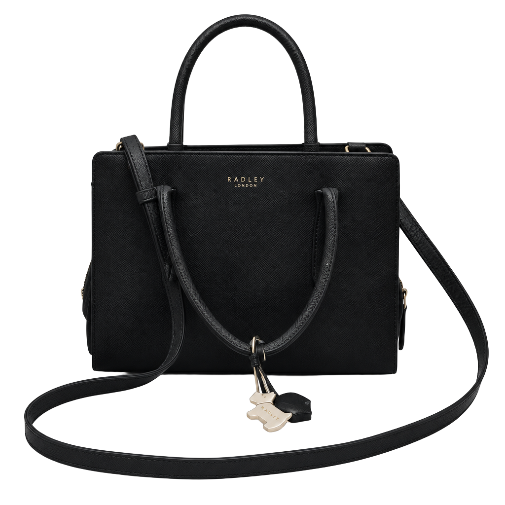 Radley London Dark Blue Leather Liverpool St Handbag 1