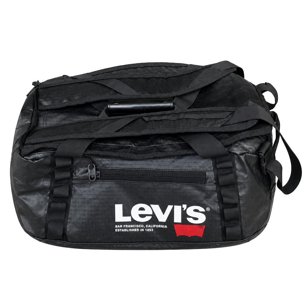 NWT Levi's Black Duffle Backpack Ripstop Weekender Bag Backpack Combo 1