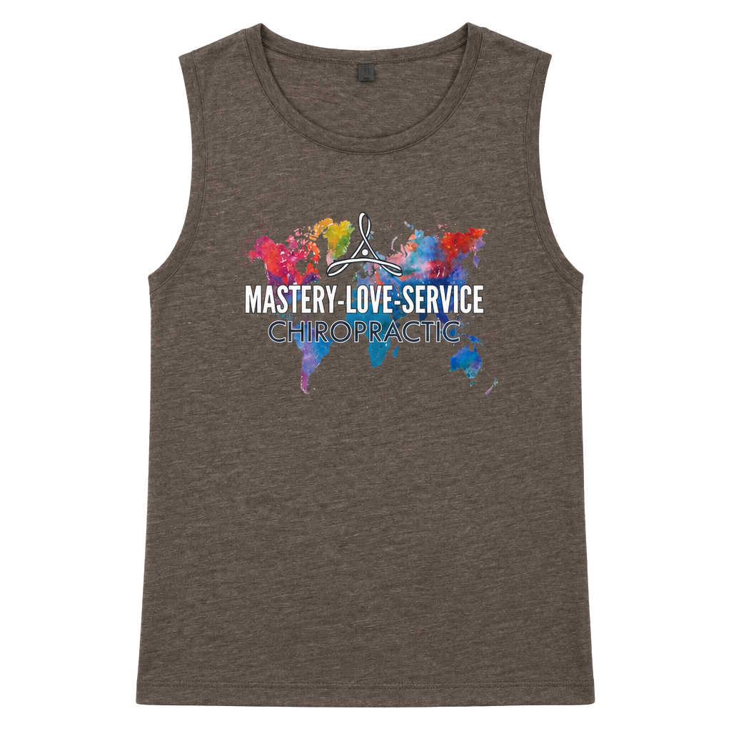 Next Level Apparel Mastery-Love-Service Chiropractic Tank Top Size M 1