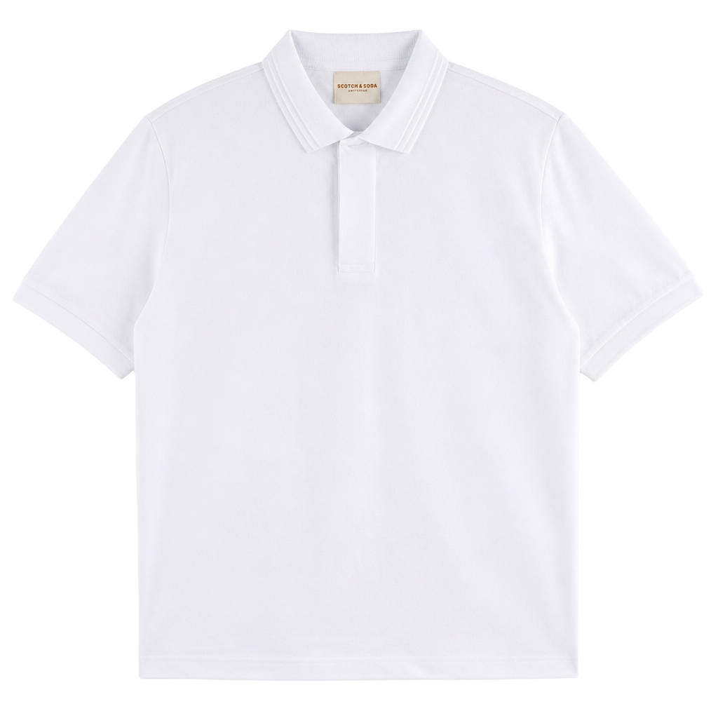 Scotch & Soda Amsterdam Men's Short Sleeve Pique Polo Shirt 1