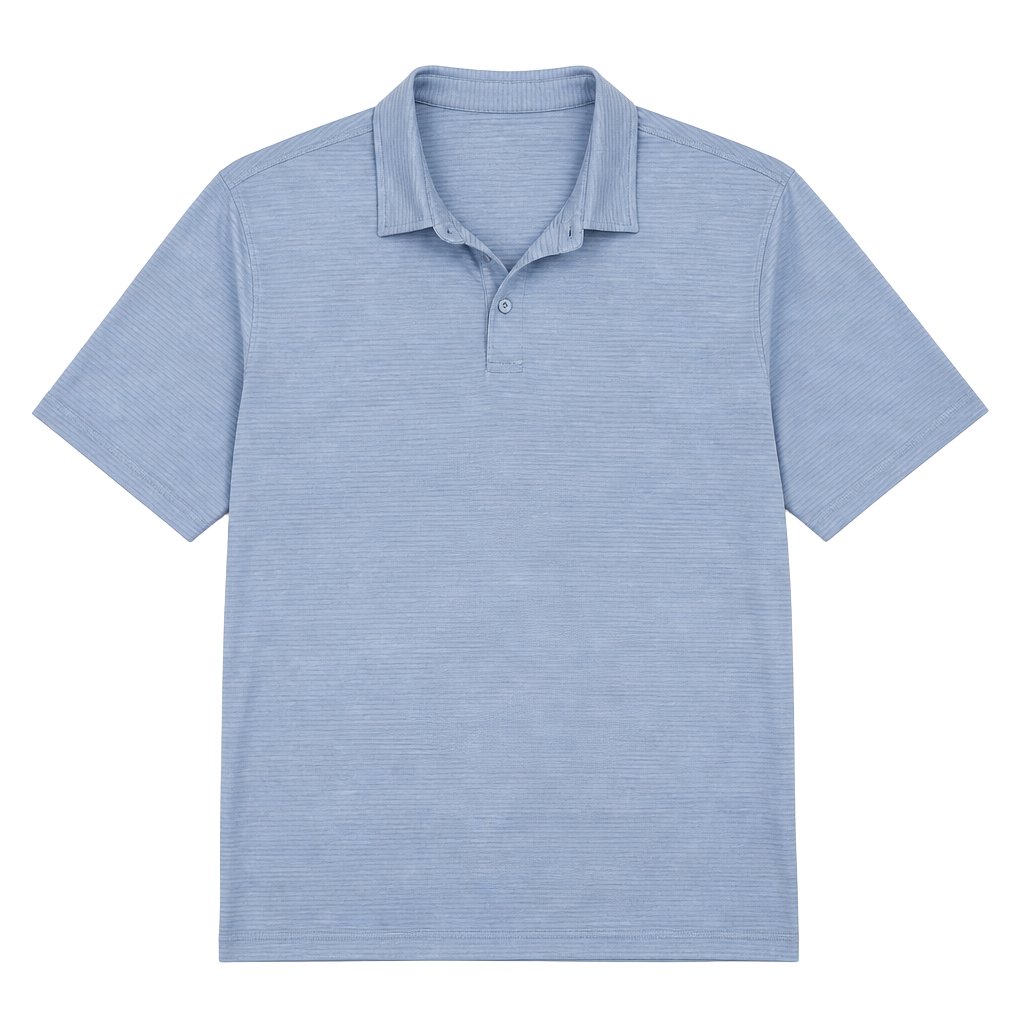 Lululemon Men's Metal Vent Tech Polo Shirt XL Blue Striped Short Sleeve Golf 1