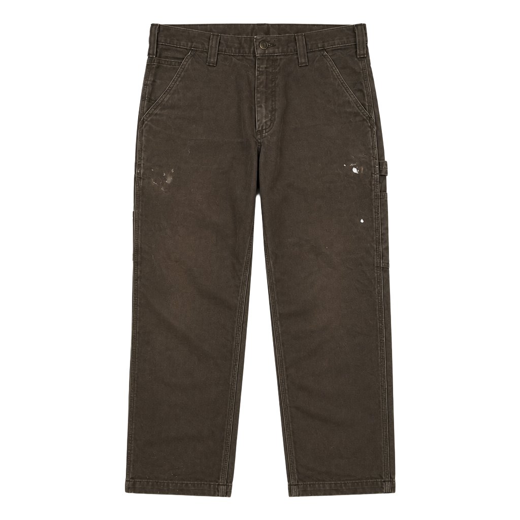 Carhartt B324 Relaxed Fit Double-Front Dungaree Work Pants - 34x30 1