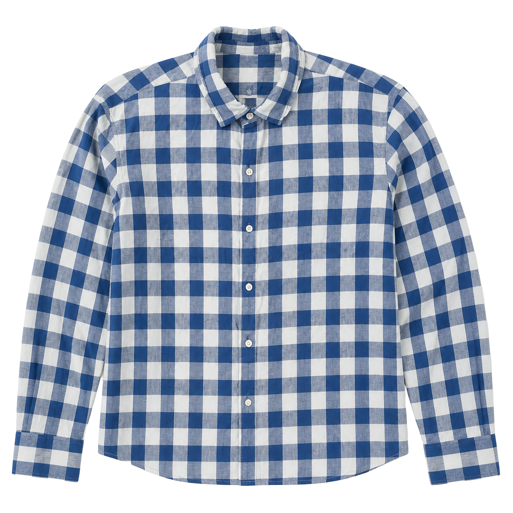 Bonobos Mens Medium Long Sleeve Navy and Light Blue Button Down Shirt 1