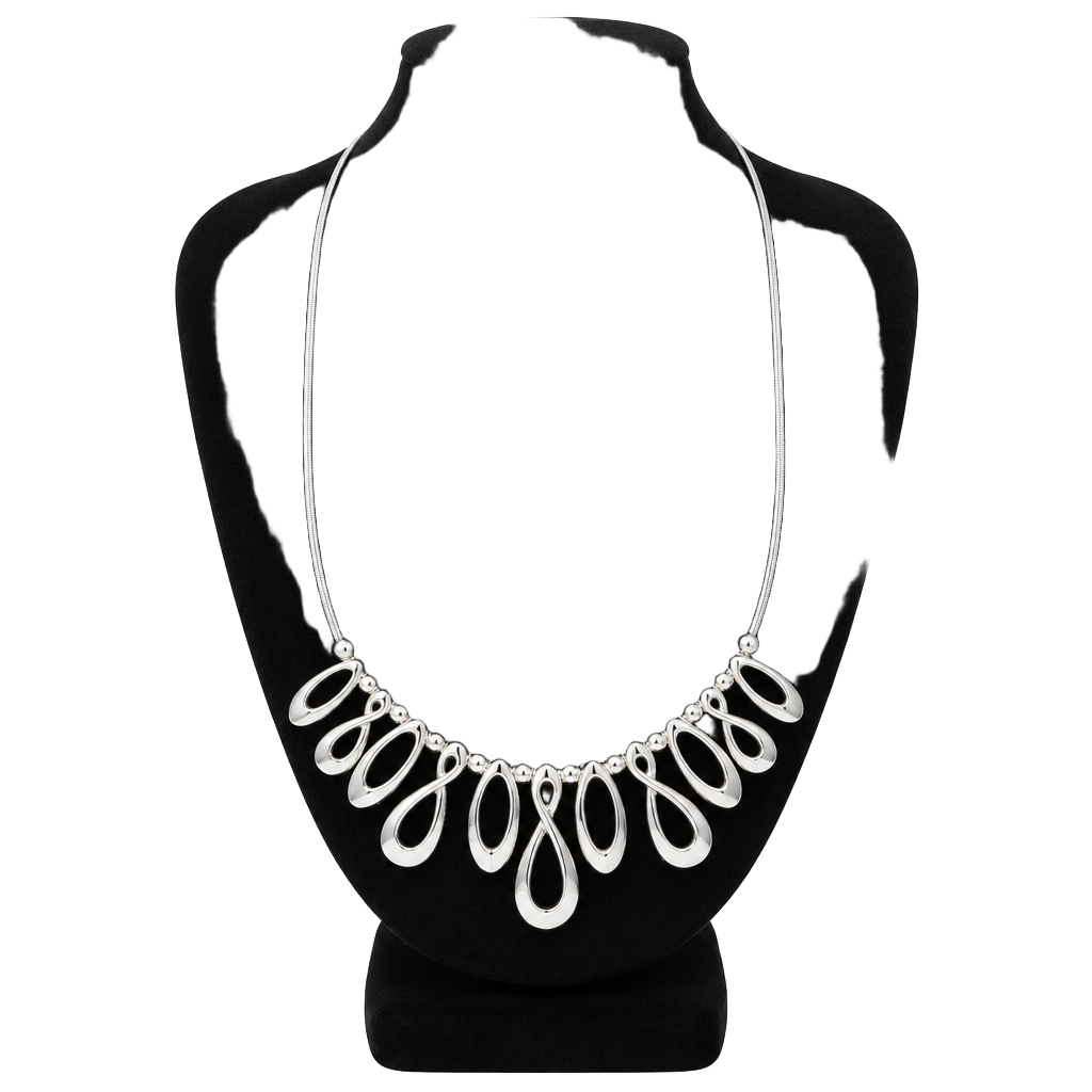 Lia Sophia Interlope Silver Necklace 16-19" 1