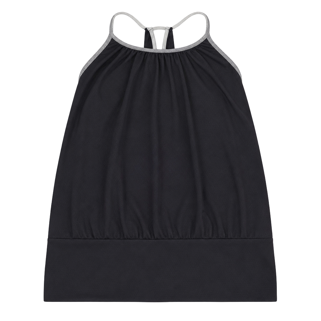 Lululemon Black Racerback Athletic Tank Top built in Bra Gym Outdoor Gorpcore Size S 1