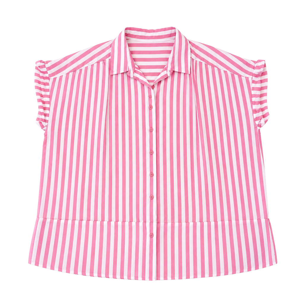 Lane Bryant Short Sleeve Tie Hem Button Down Size 16 1