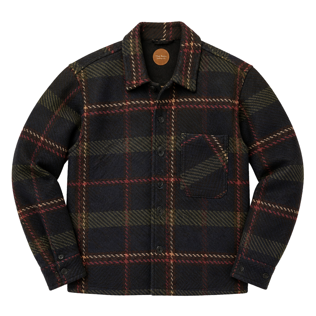 Common People Plaid Overshirt 1