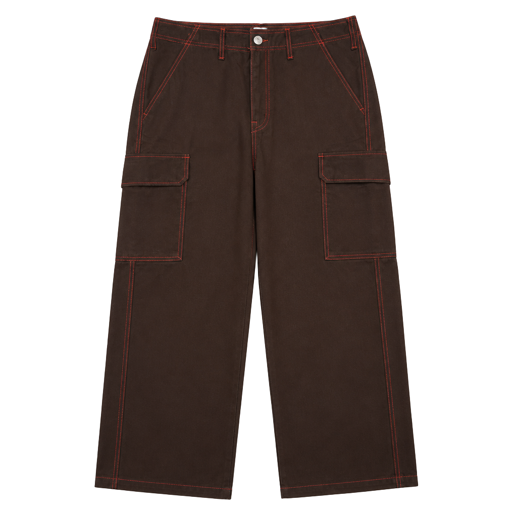 true religion black with red stitching cargo pants men 1