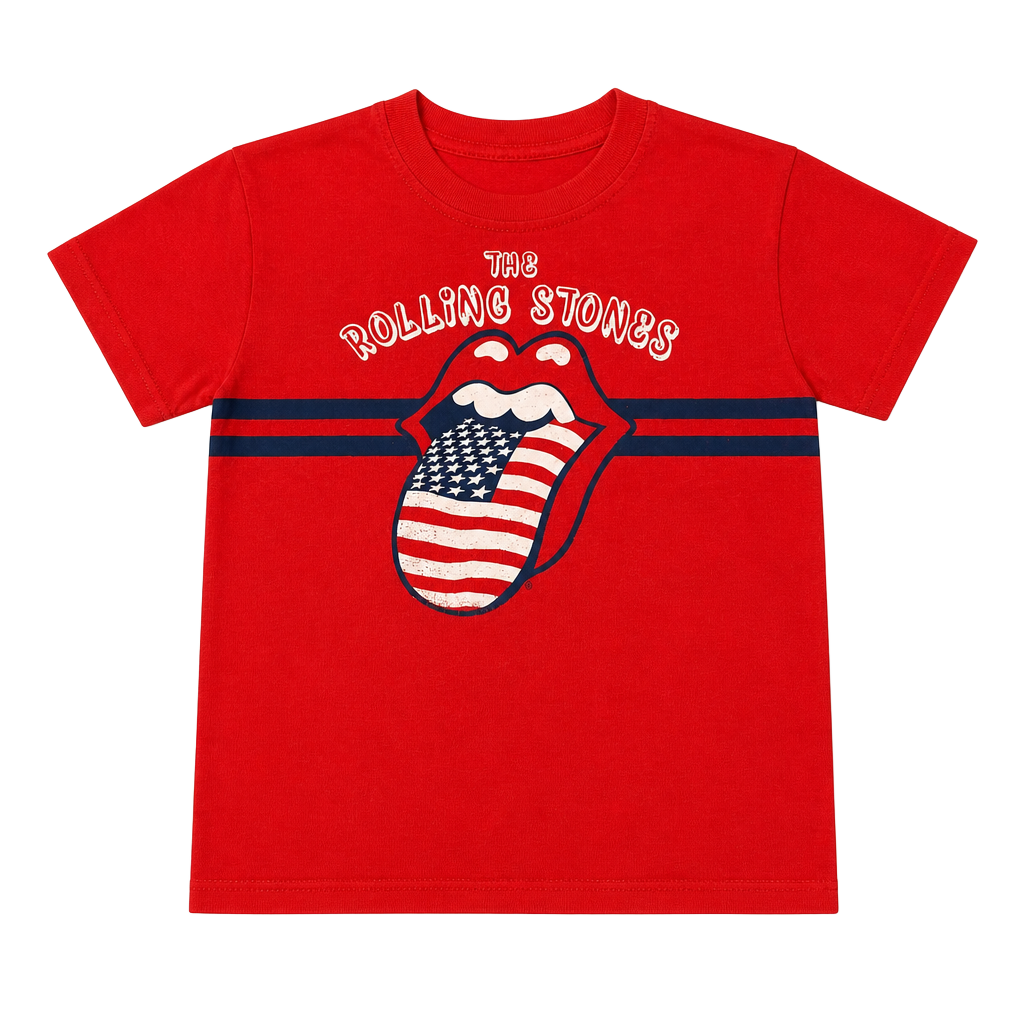 The Rolling Stones Toddler Red Americana Tongue T-Shirt Size 2T 1