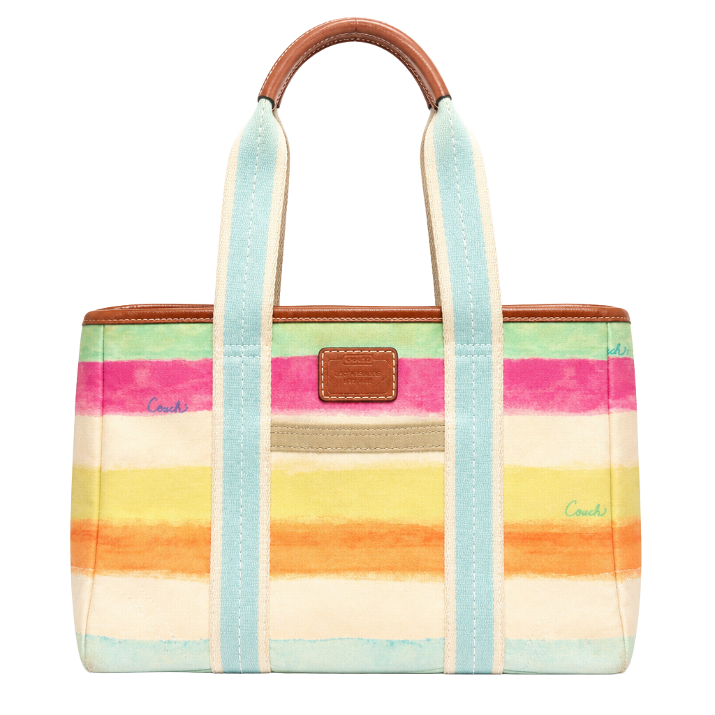 Coach Y2K Water Color Hampton 10067 tote canvas hand/shoulder bag 1