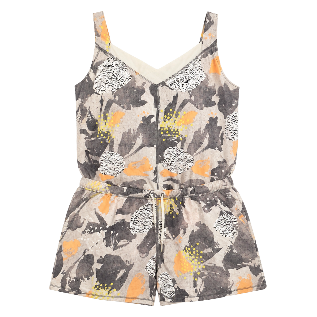 Lululemon White Multicolor One Piece Romper 1