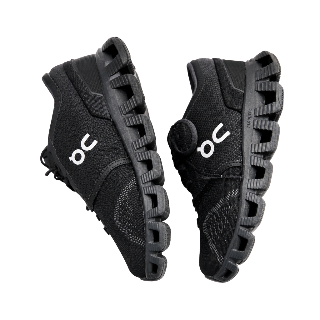 On Running Cloud X Training Shoes in Black/Asphalt 1