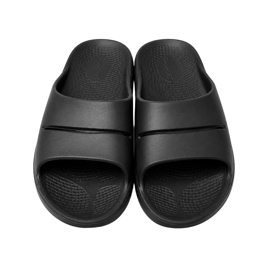 OOFOS Black Women's Slide Sandals 1