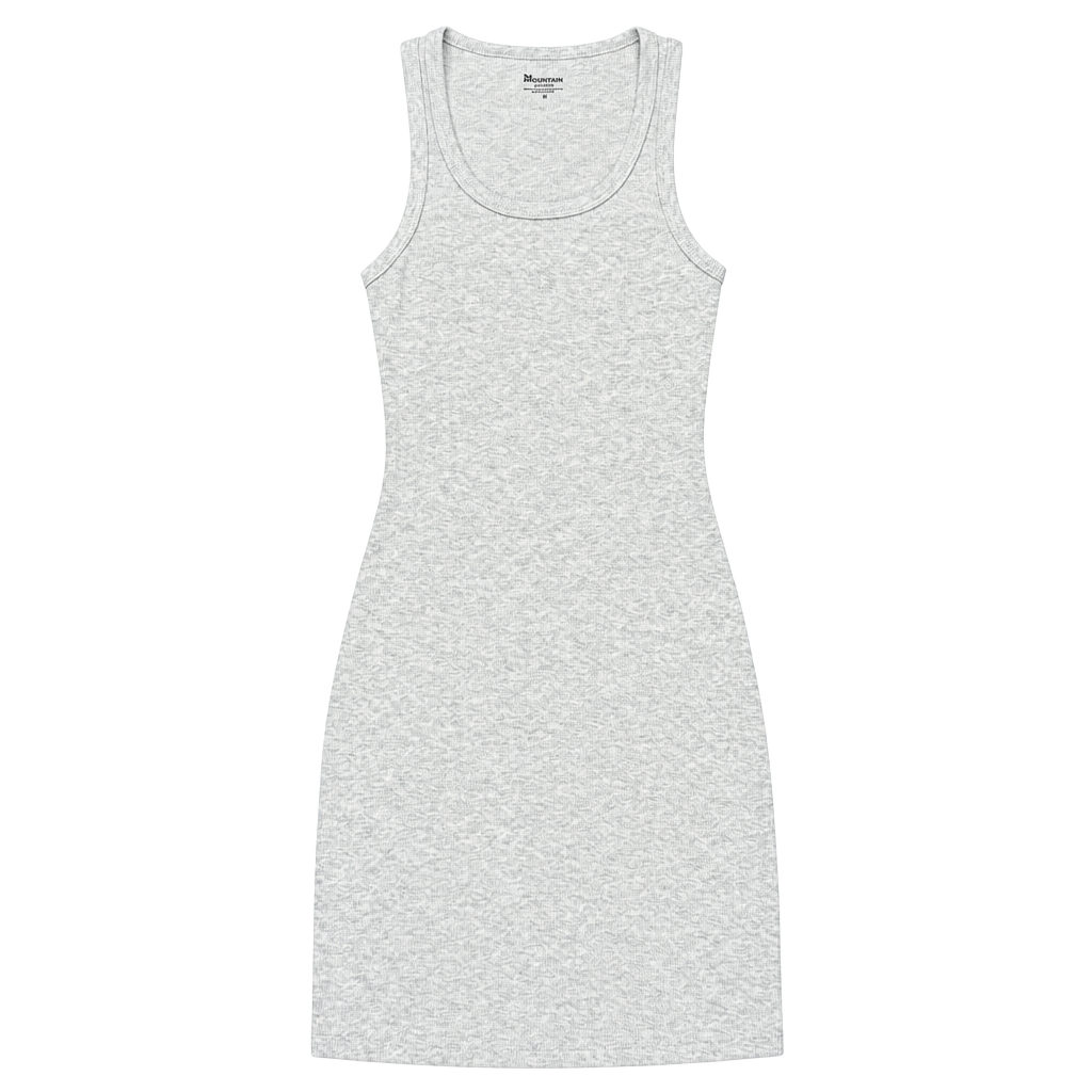 No Boundaries Sleeveless Tank Dress Size XXS Platinum Silver Heather 1