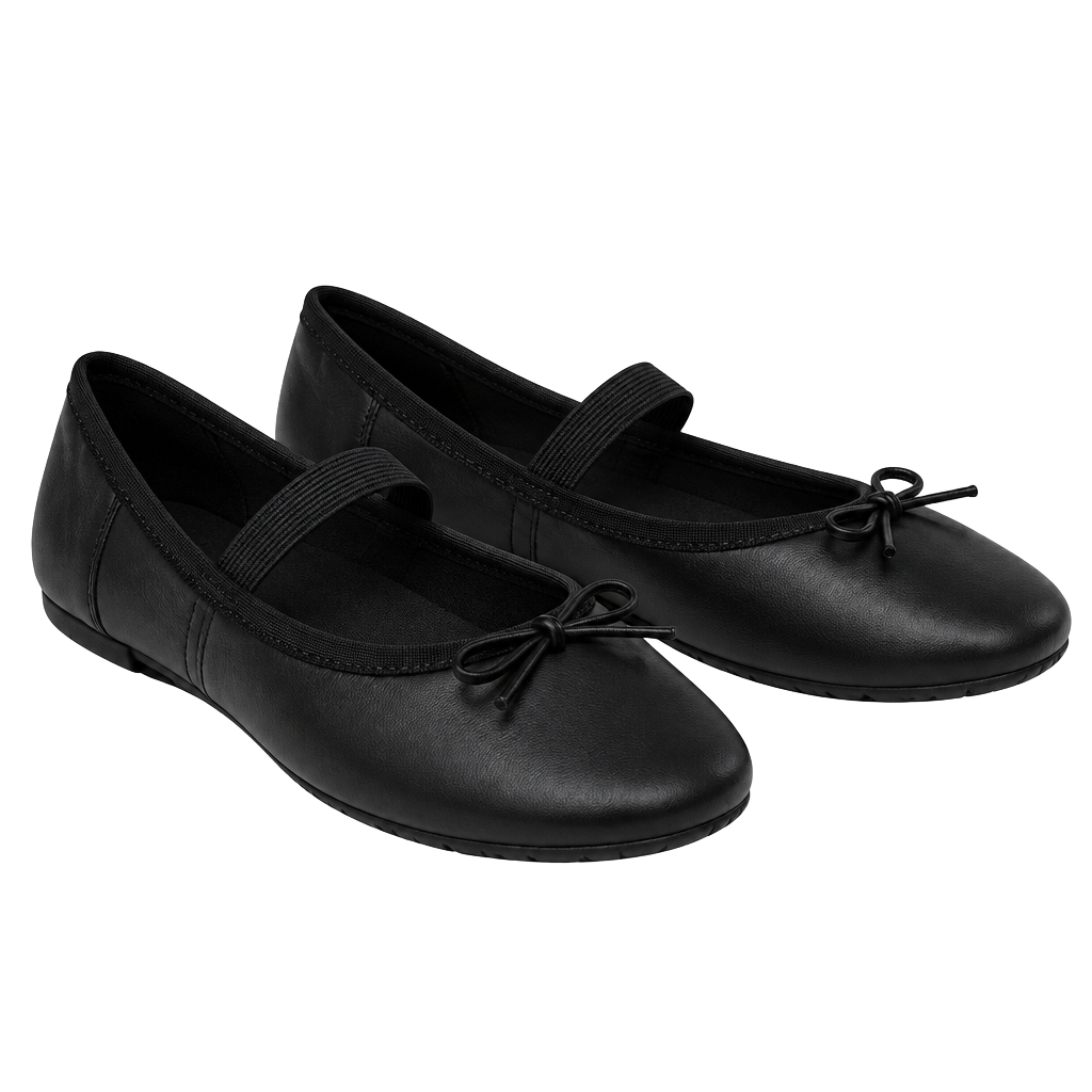 Justice Ballet Flats Black size 2 1