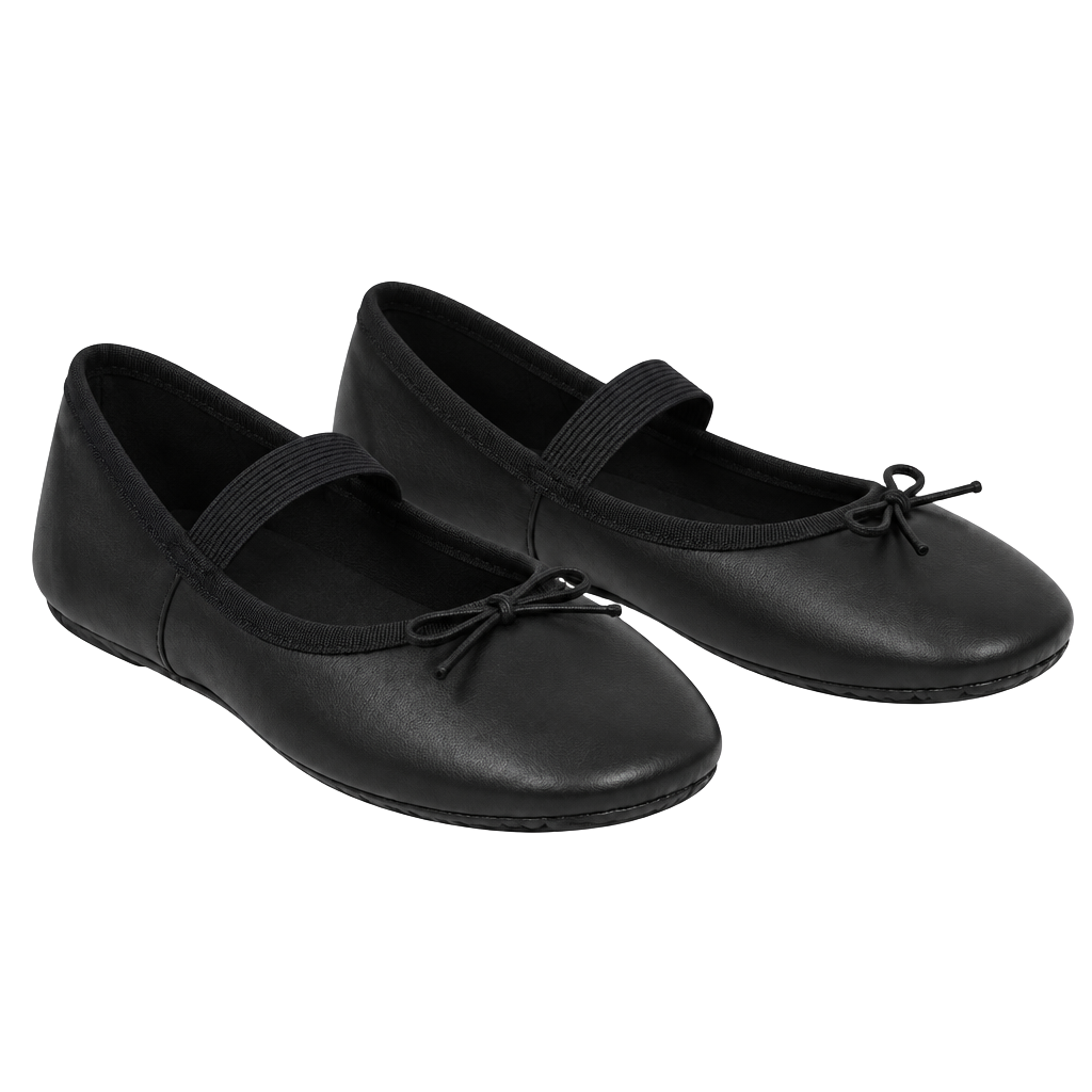 Justice Ballet Flats Black size 1 1