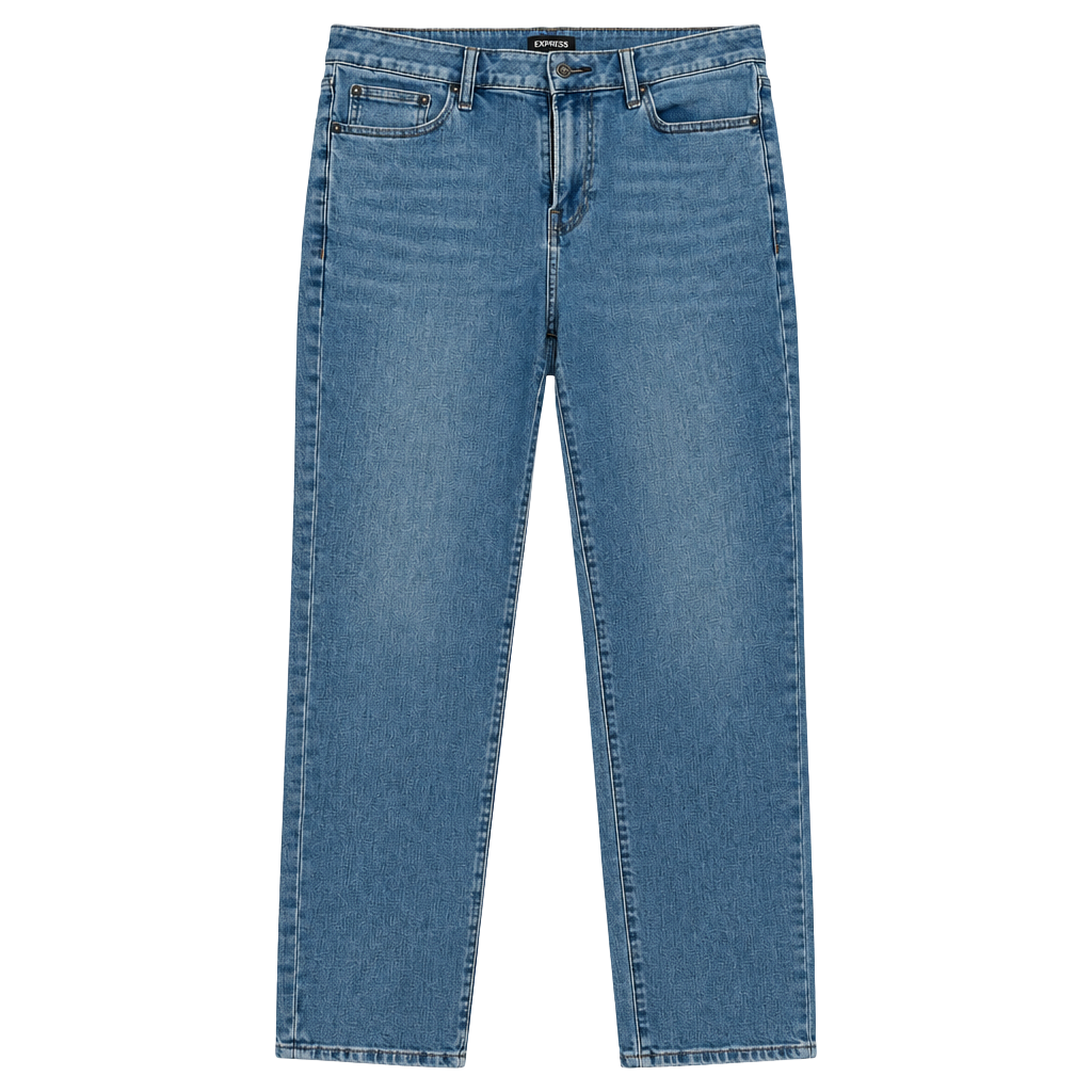 Express Jeans Blue Denim Light Wash 1
