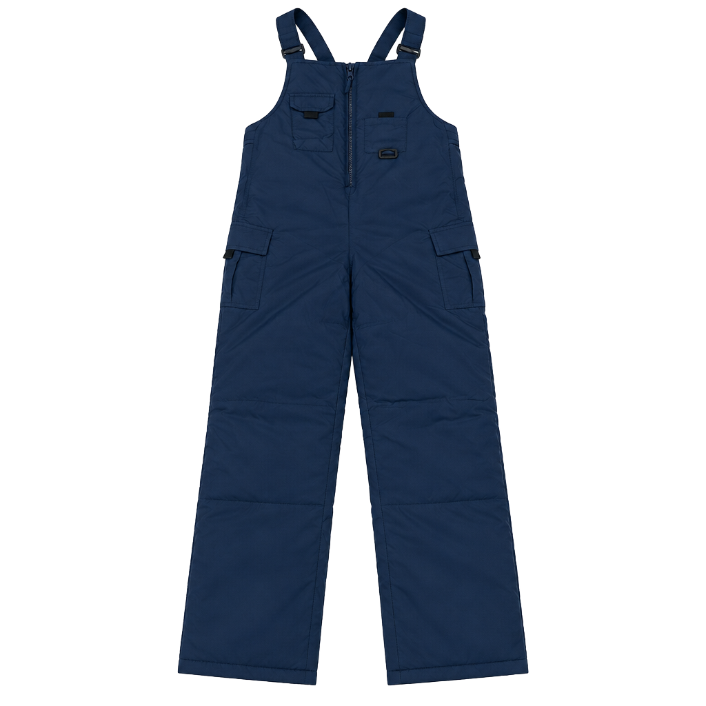 Arctic Quest Snow Bib Overalls Navy Blue 1
