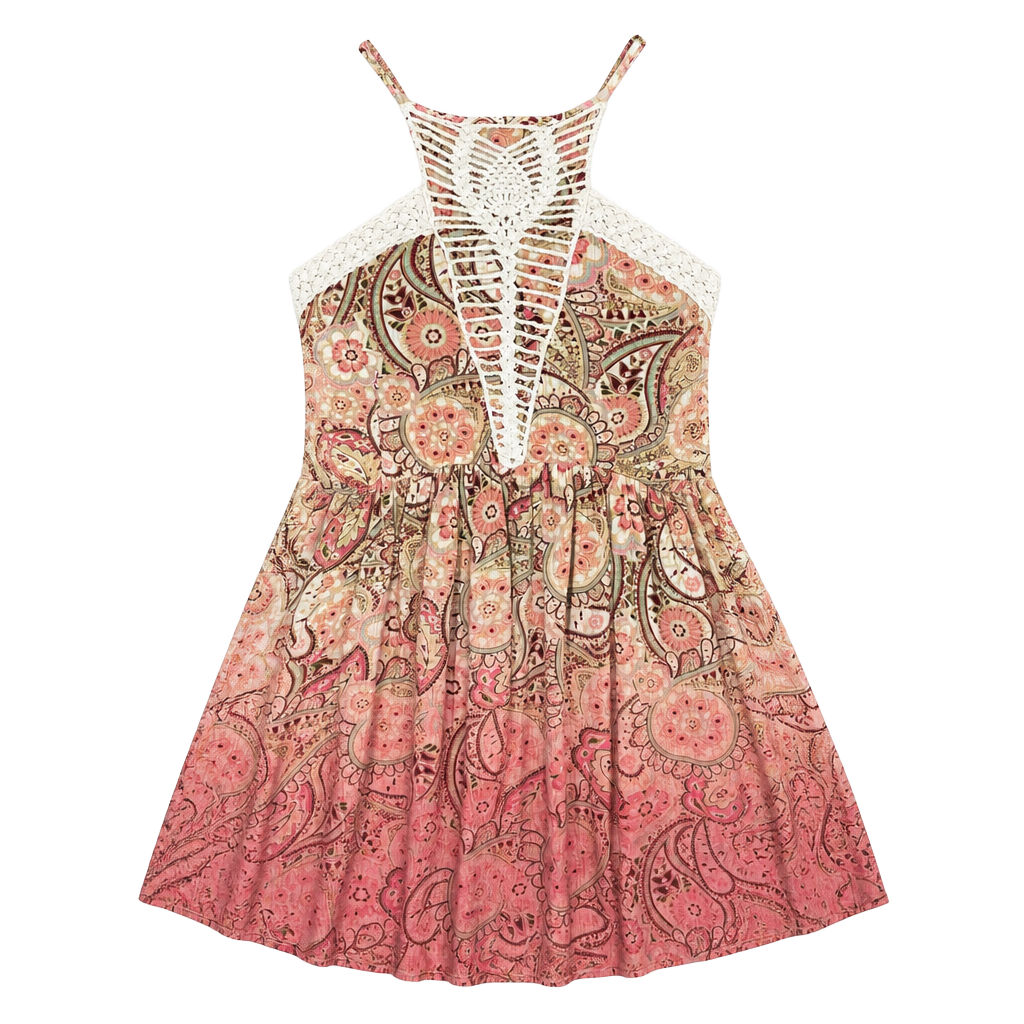 gimmicks by BKE Boho Paisley Halter Top Medium 1