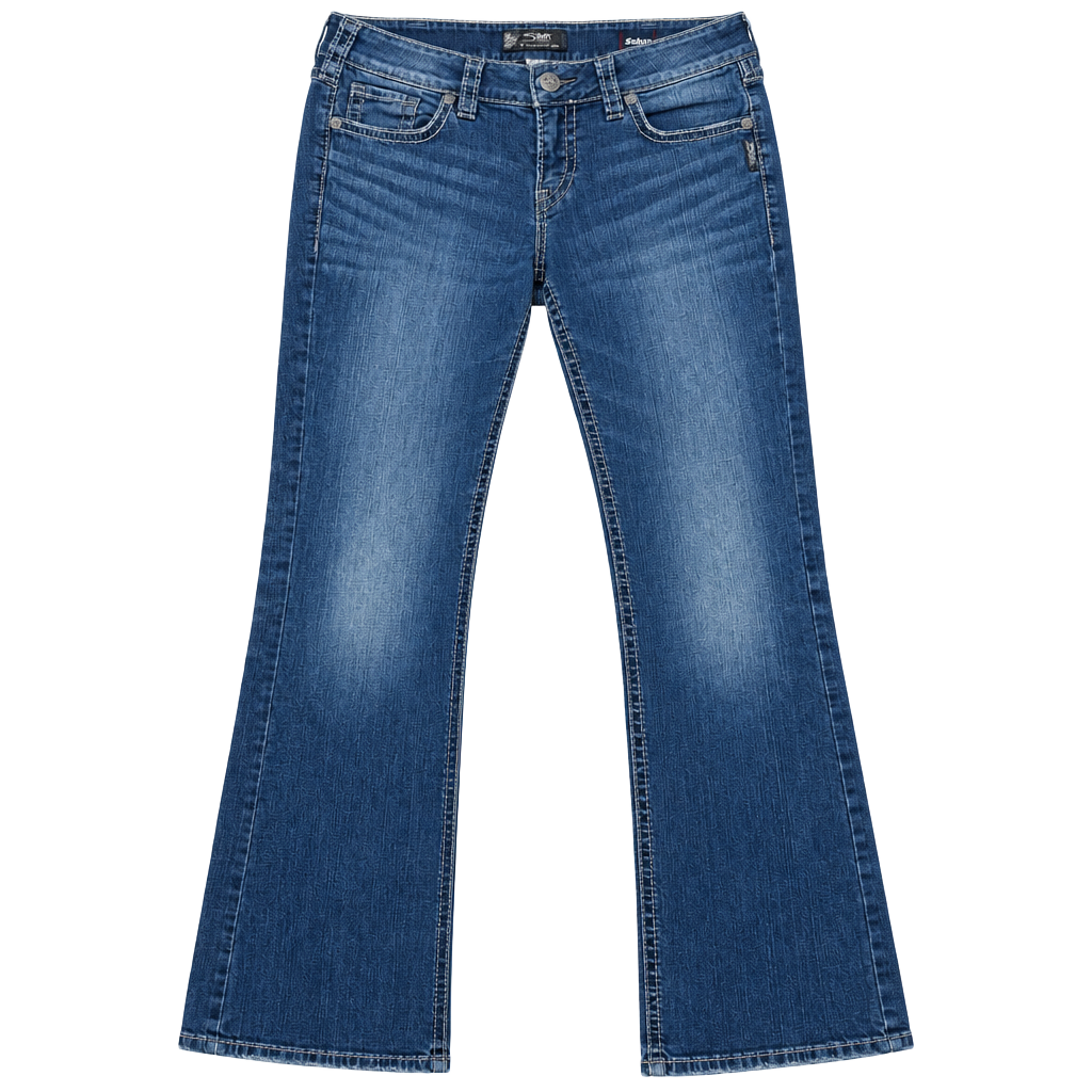 Silver Jeans Co Suki Slim Boot Jeans W31 L33 Curvy Stretch Blue Denim 1