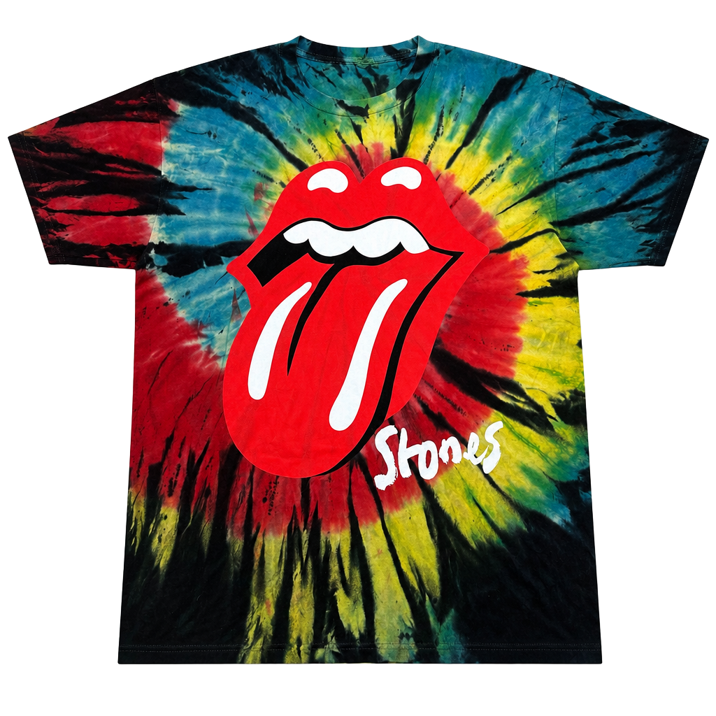 The Rolling Stones No Filter Tour 2021 Tie Dye T-Shirt Official Tour Merch M 1