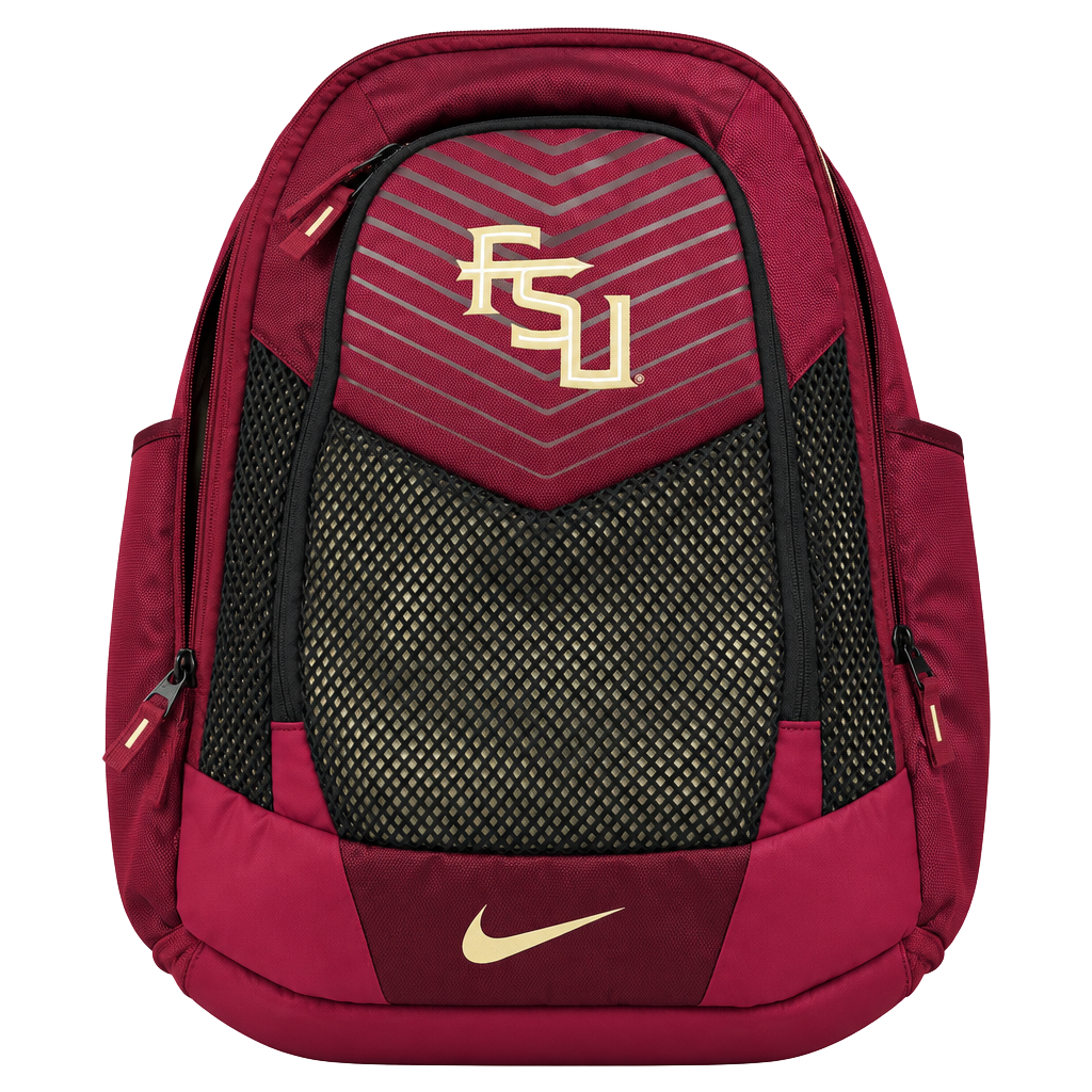 Nike FSU Max Air Backpack Maroon Gold 1