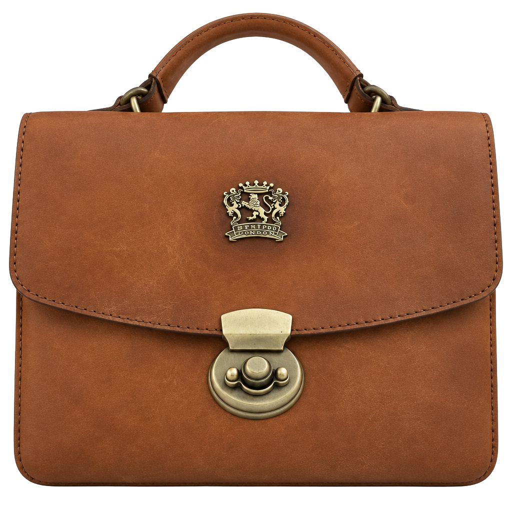 Pratesi Firenze Leather Brown Satchel 1