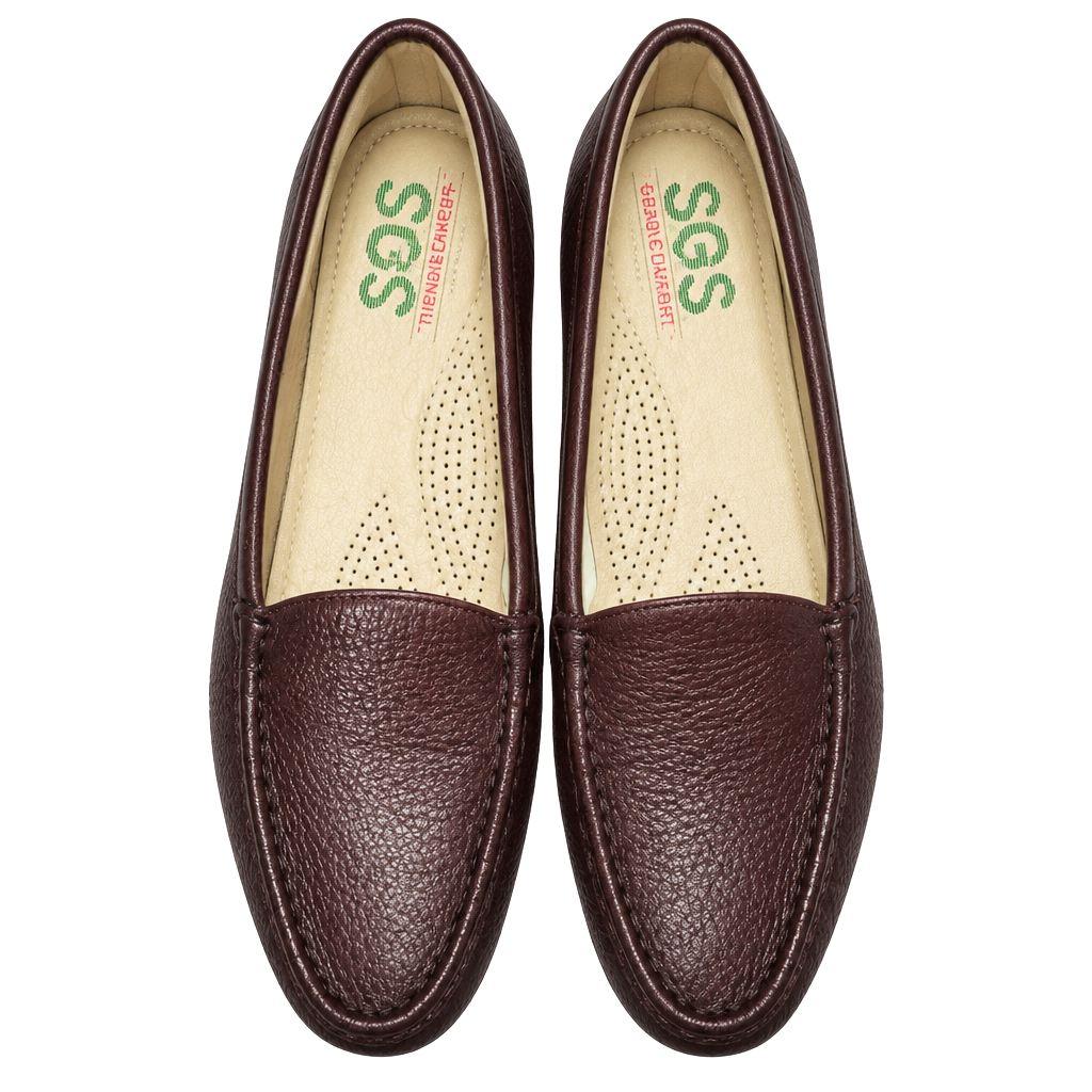 SAS Loafers Burgundy Leather 1