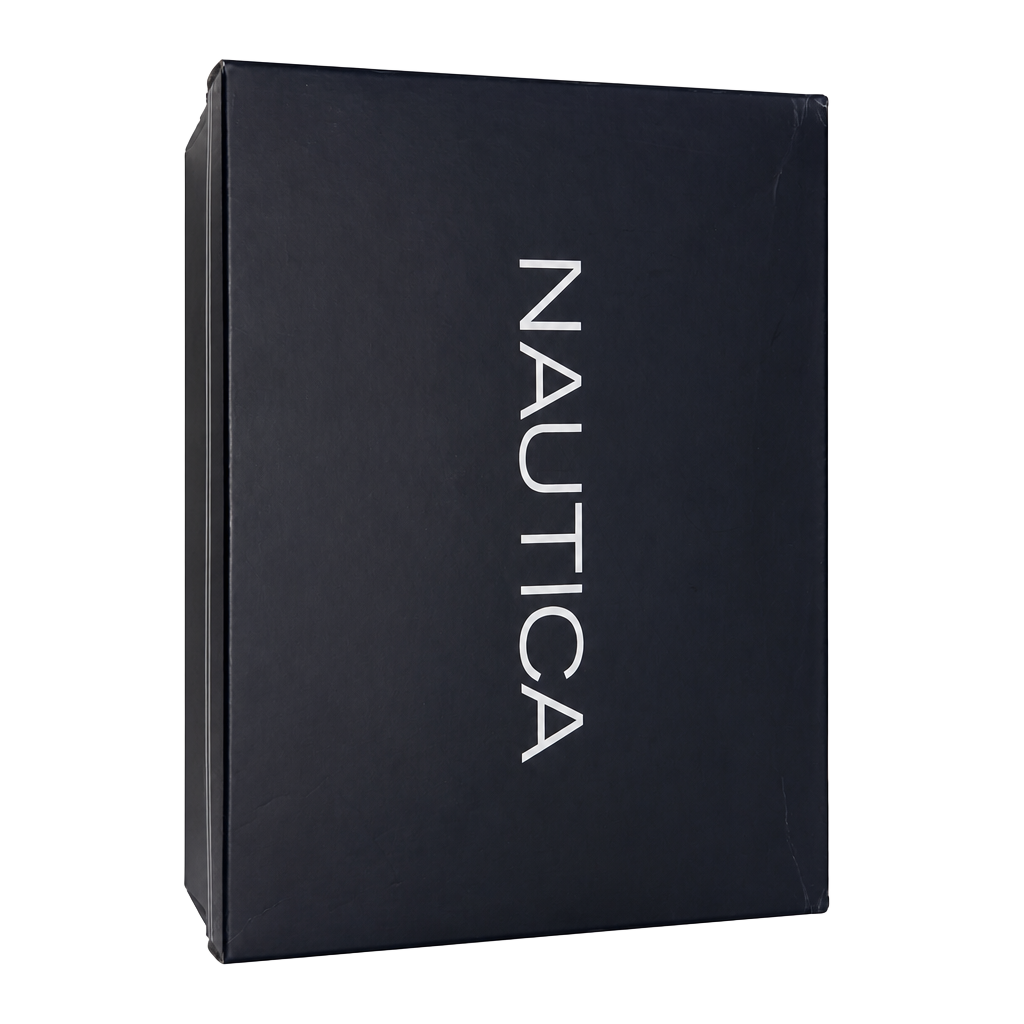 Nautica Caleto Men's Athletic Slip-On Sneakers, Black/White 1