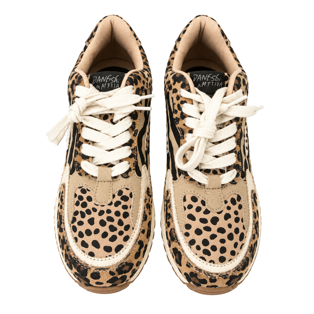 Blowfish Malibu Leo Sneaker Animal Print Platform 11M 1