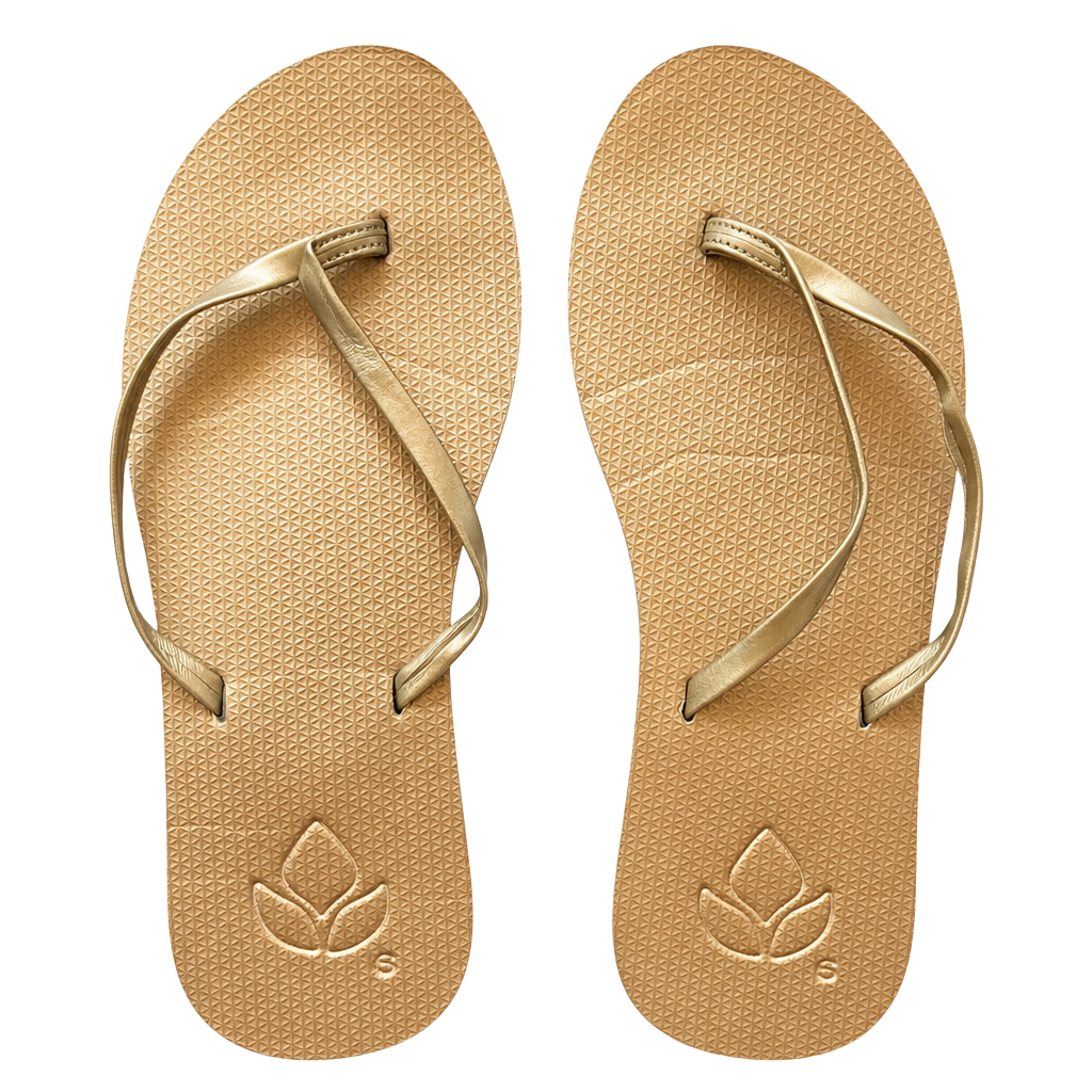 Reef Gold Flip Flops Sandals Size 6 1