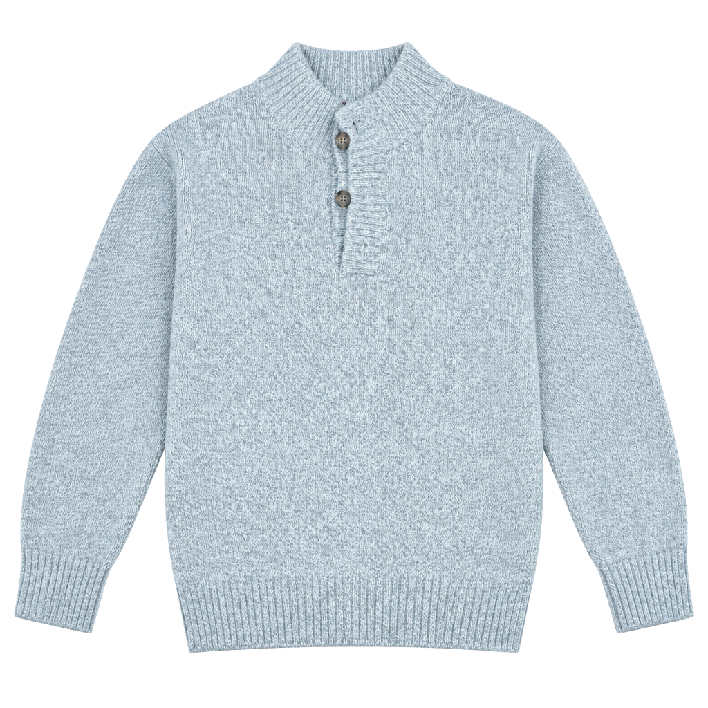 Carter's Knit Button Pullover Sweater Size 7/7A Gray 1