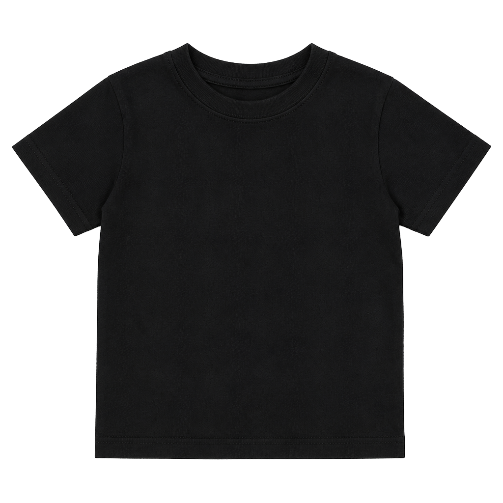 H&M Black Cotton Short Sleeve Baby T-Shirt Size US 2T 1
