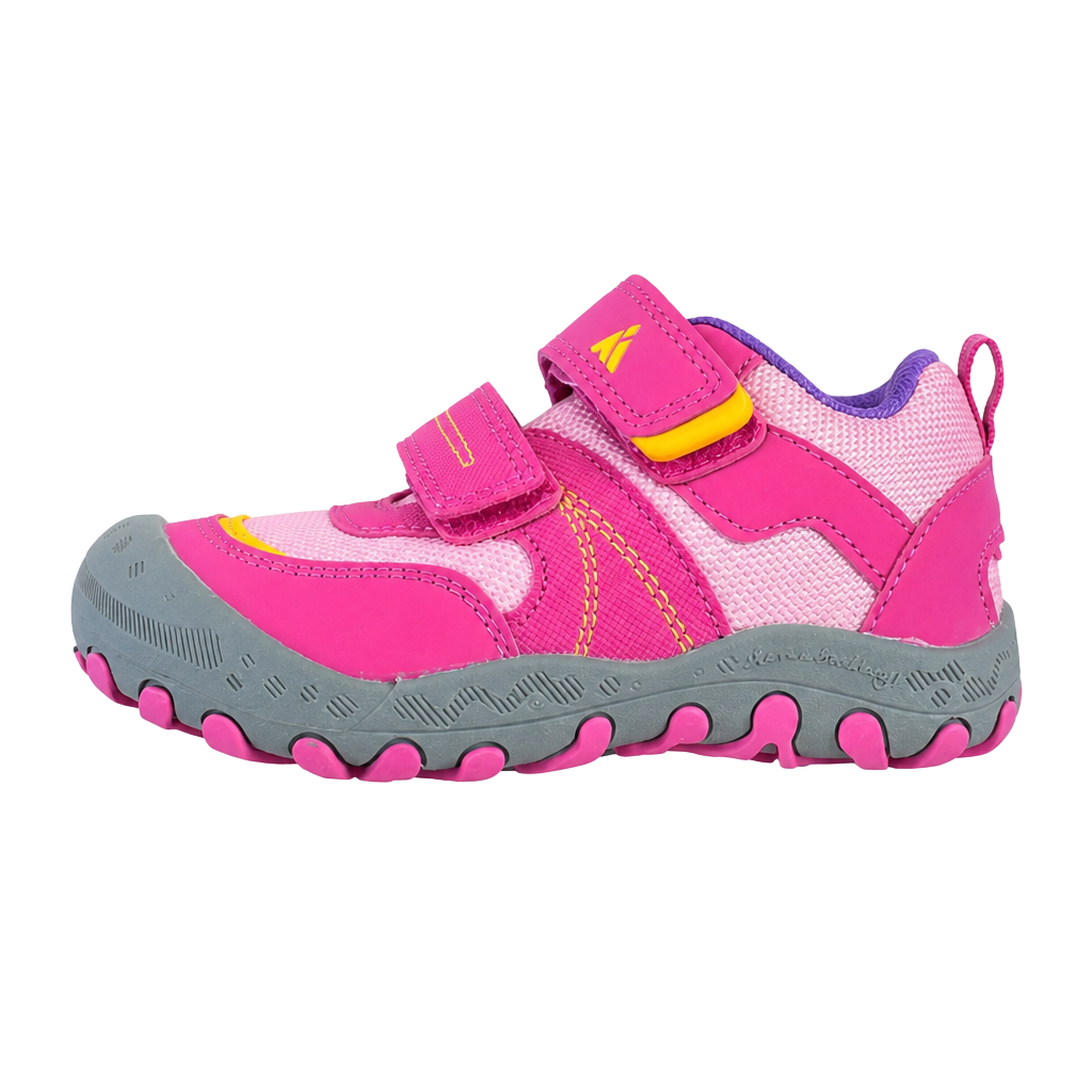 Mishansha Kids Sneakers Size 26 Pink Purple Hook and Loop 1